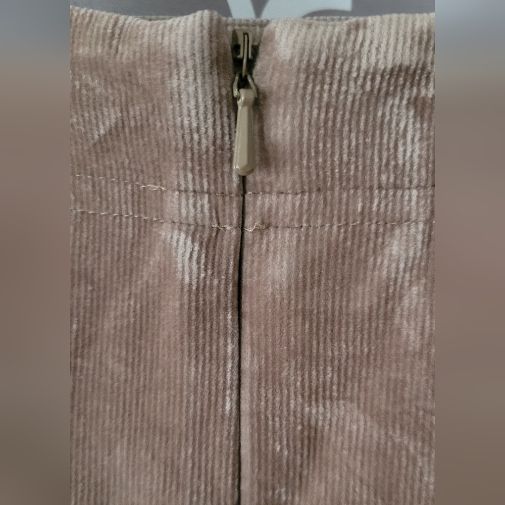 J. Jill Soft Brown A-Line Corduroy Skirt - Picture 6 of 9
